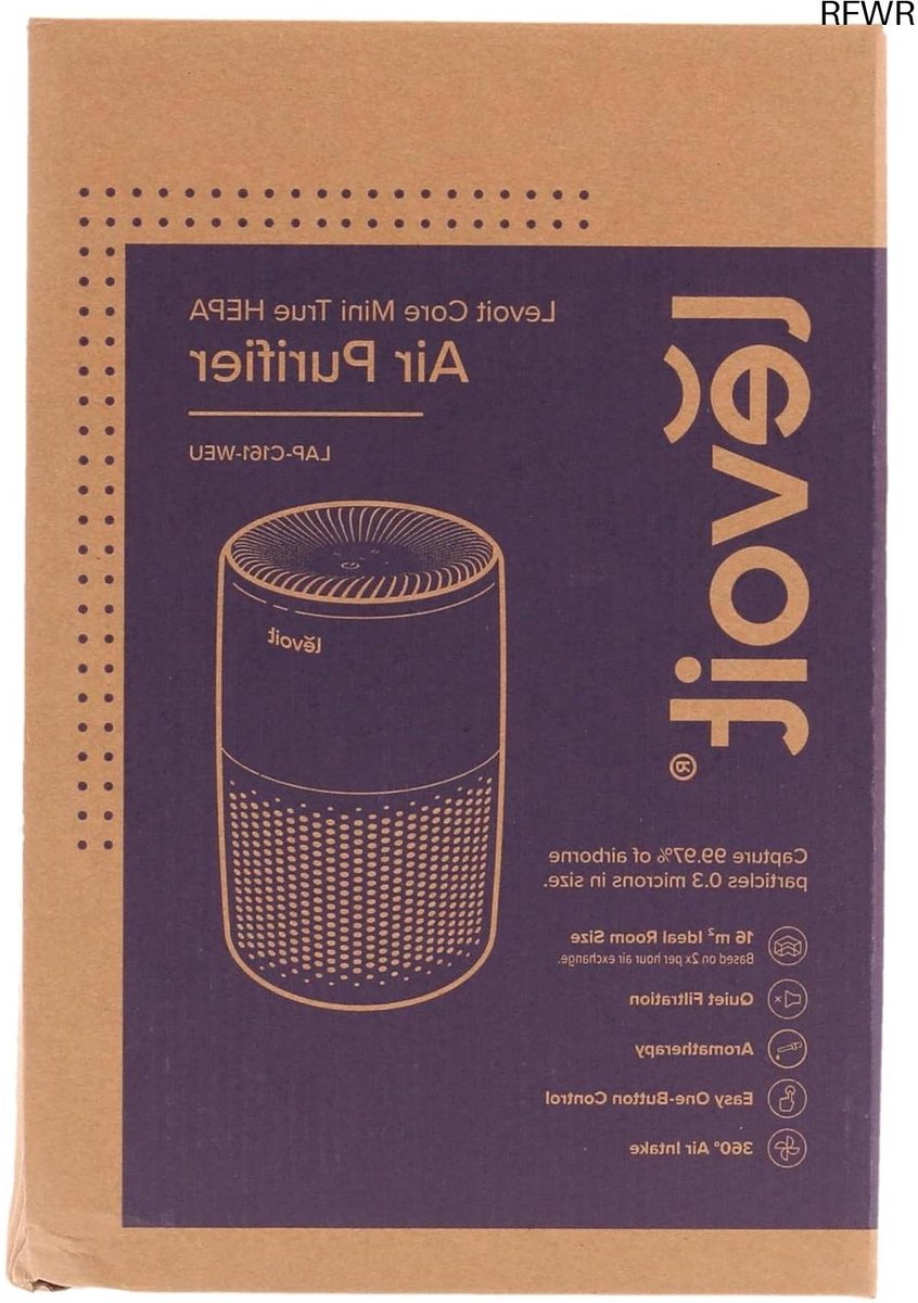 RFWR® Luchtreiniger met HEPA-filter en Aromatherapie voor Allergieën (8721316232436)