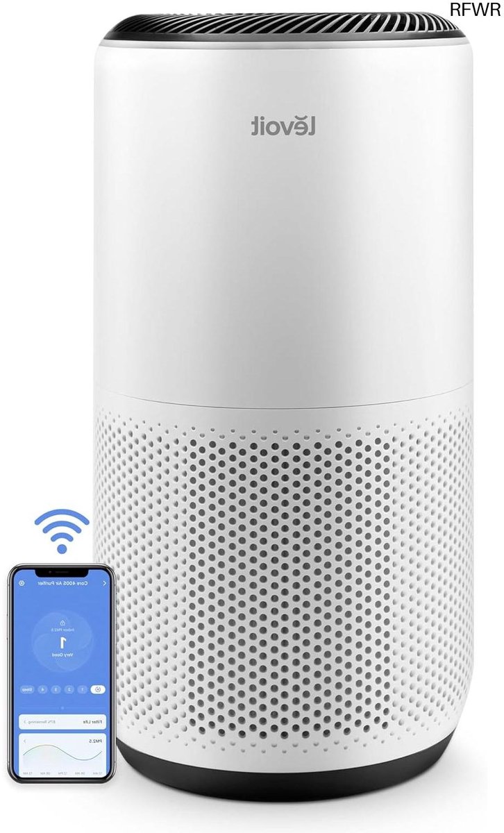 RFWR® Slimme HEPA Luchtreiniger met App & Stille Werking voor Allergieën (8721316232658)