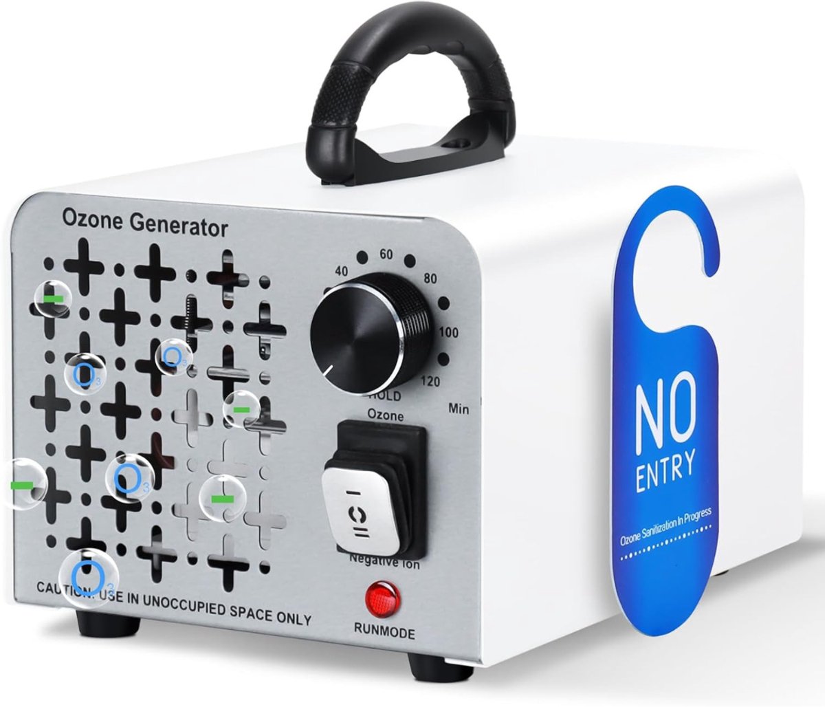 White-Label® Ozon Generator - Ozon Apparaat - Ozongenerator - Luchtreiniger - Lucht Verschoner - Lucht Sterilisatie - Wit (6152132215204)