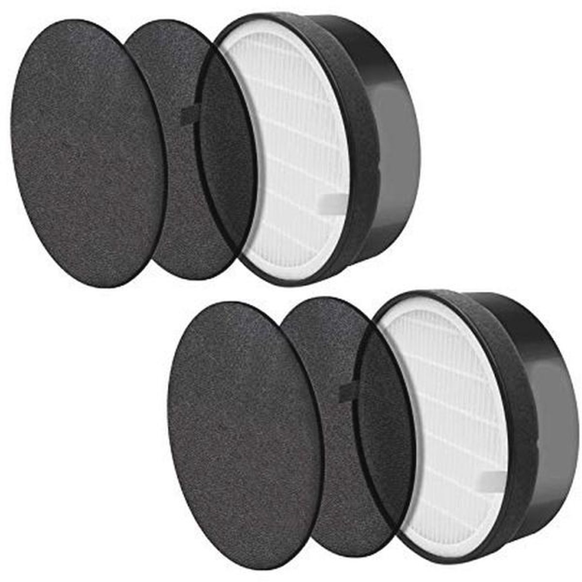 2-pack HEPA-luchtfilters en actieve koolvoorfilters voor luchtreinigers (9101008823125)