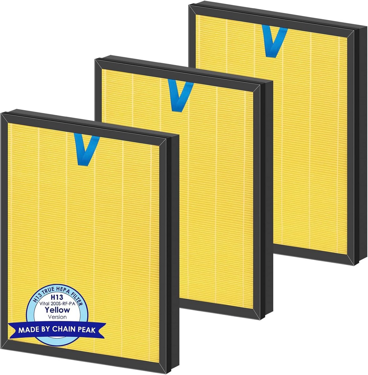 3-Pack H13 HEPA Vervangingsfilter voor Luchtreiniger - Compatibel met 200s Serie (9101047682974)