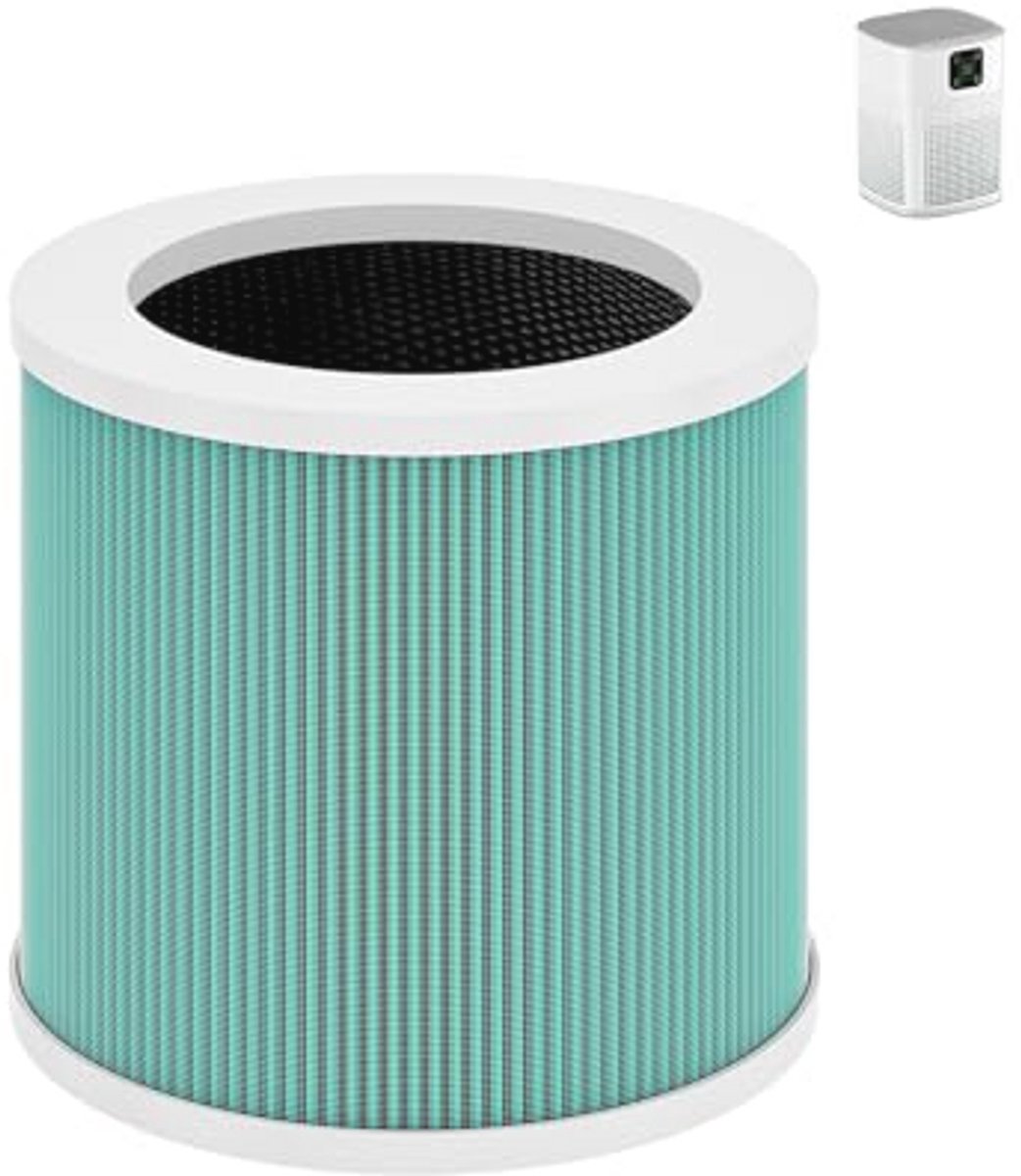 3-in-1 True HEPA Vervangingsfilter voor Luchtreinigers - Ideaal voor Huisdierslaapkamers (9101007117775)