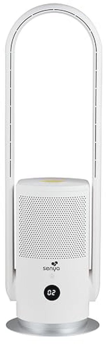 Bladloze ventilator met HEPA-luchtreiniger en afstandsbediening - 9 snelheden en modern design (9101004647930)