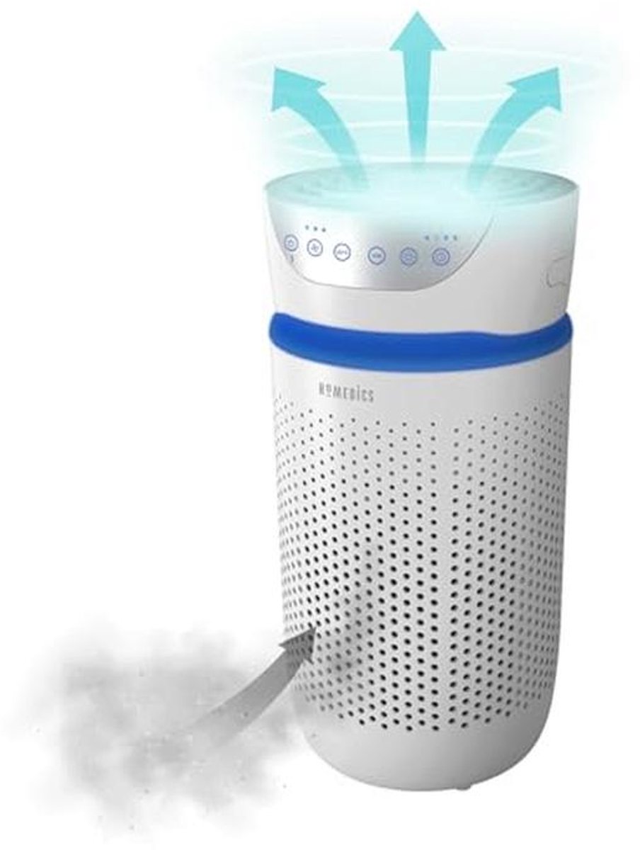 Compacte HEPA Luchtreiniger met UV-C Technologie - Effectieve Verwijdering van Allergenen en Geuren voor Kleine Ruimtes (9101002000423)