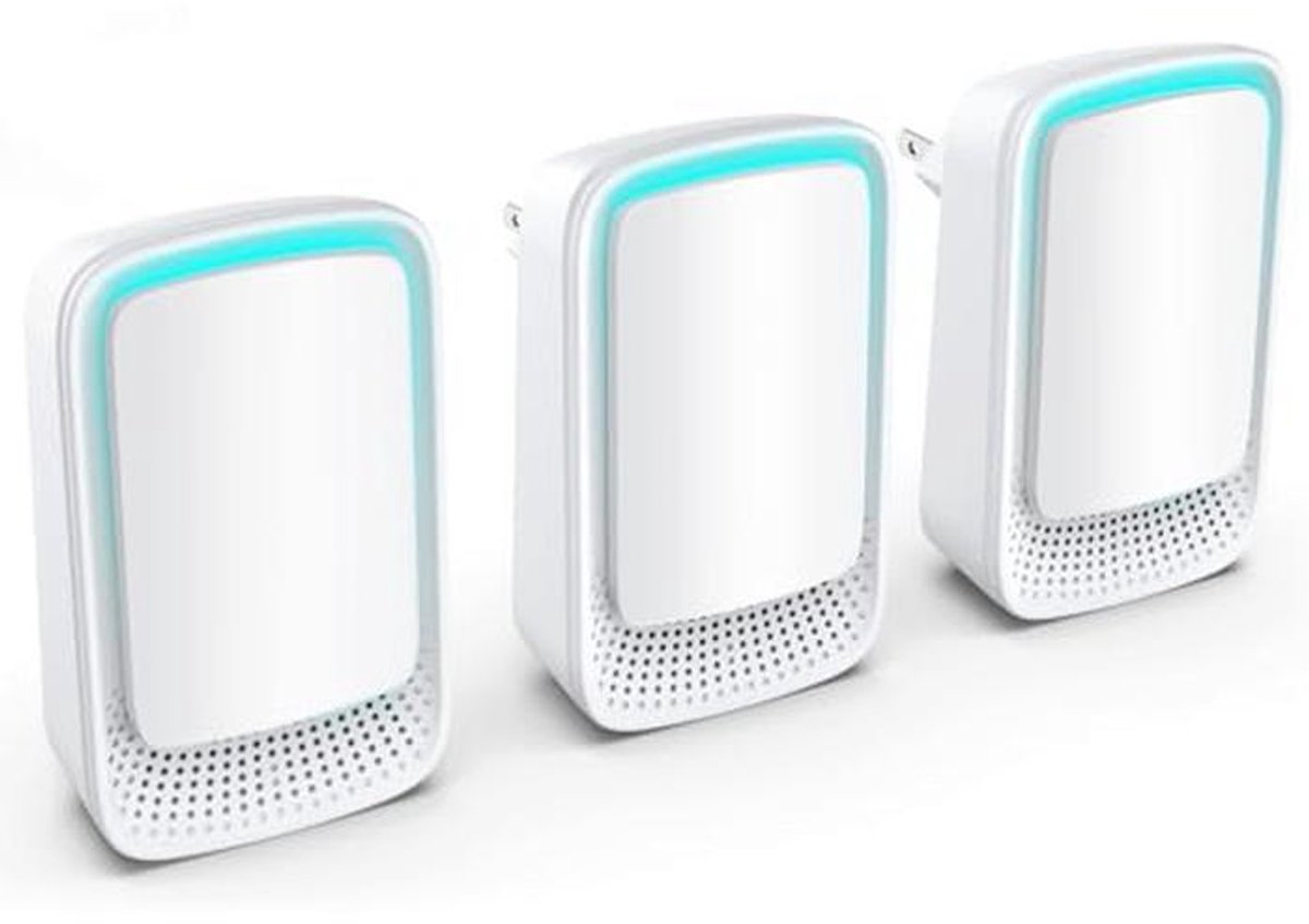 Dayear Plug in Air Purifier, negatieve ionen-luchtreiniger voor kantoor, kamer, badkamer, huisdieren, 3 stuks (9101007716176)