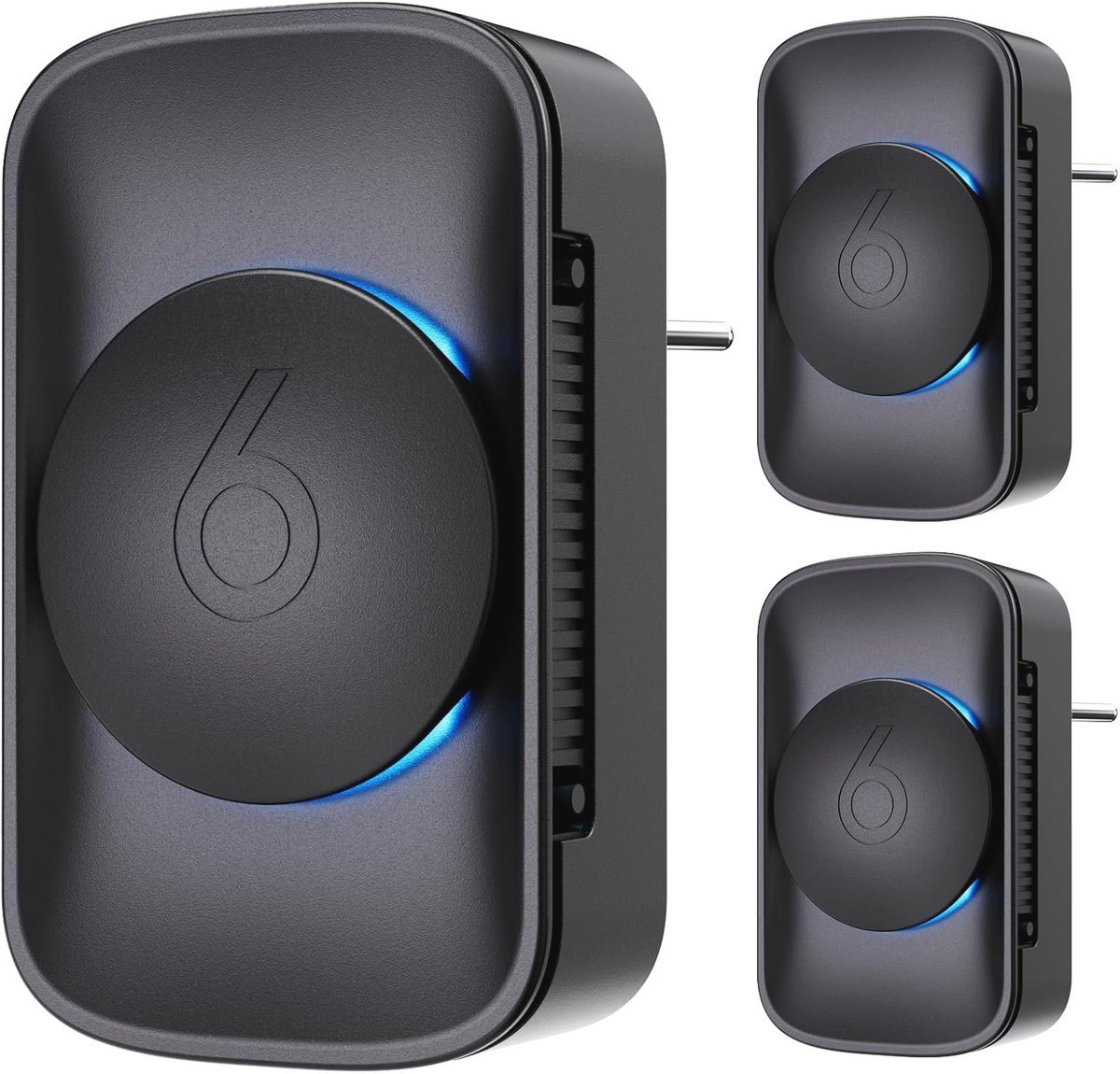 Draagbare luchtreiniger voor thuis - Verpakking van 3 stuks, ideaal voor slaapkamer, dierenkamer, badkamer en kasten (9101018760939)