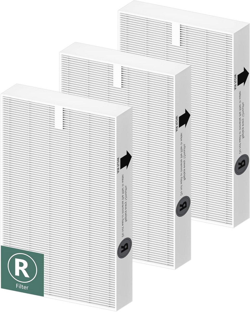 HEPA Luchtzuiveringsfilter voor luchtreiniger - H13 True HEPA-filter, 3 stuks (9101041631107)
