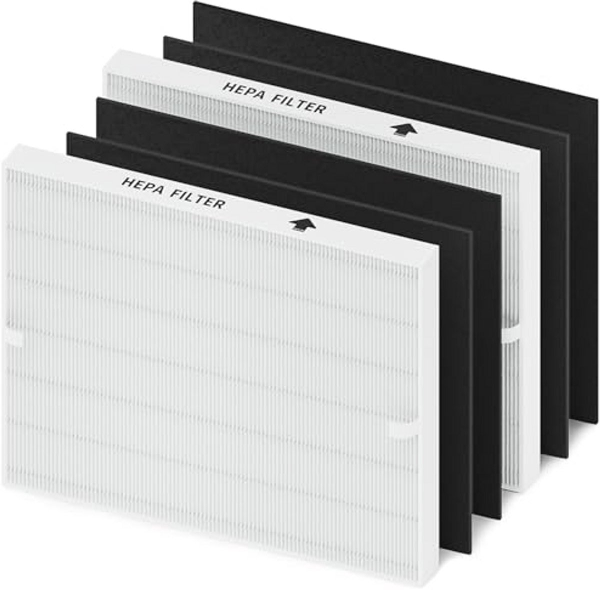 HEPA en koolstoffilters 2-pack voor luchtreinigers - Vervangingsset voor optimale luchtkwaliteit (9101008946626)