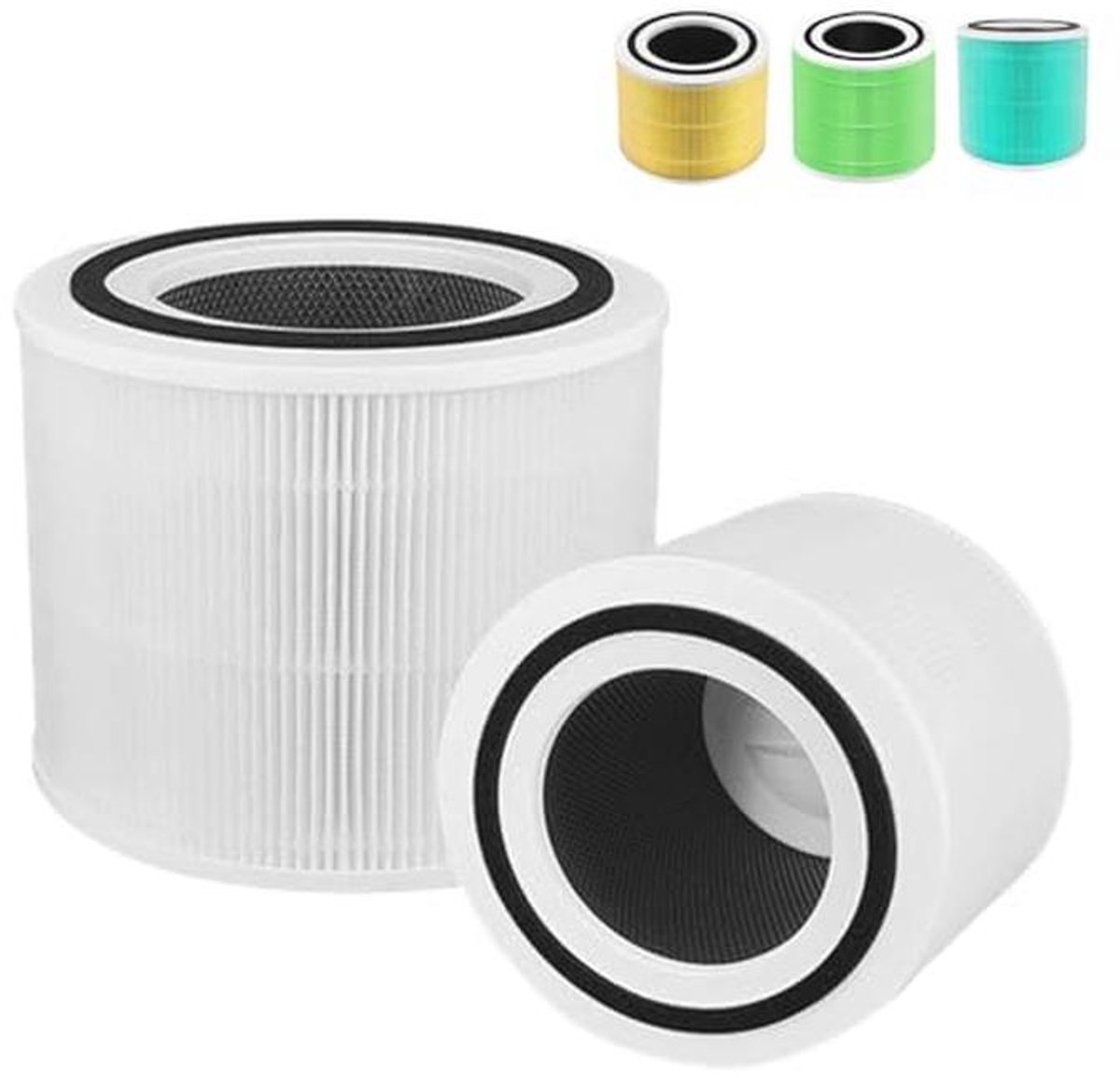 HEPA-filter vervangset voor luchtreinigers - 2 stuks - Perfect voor allergieën en rokers (9101008823439)