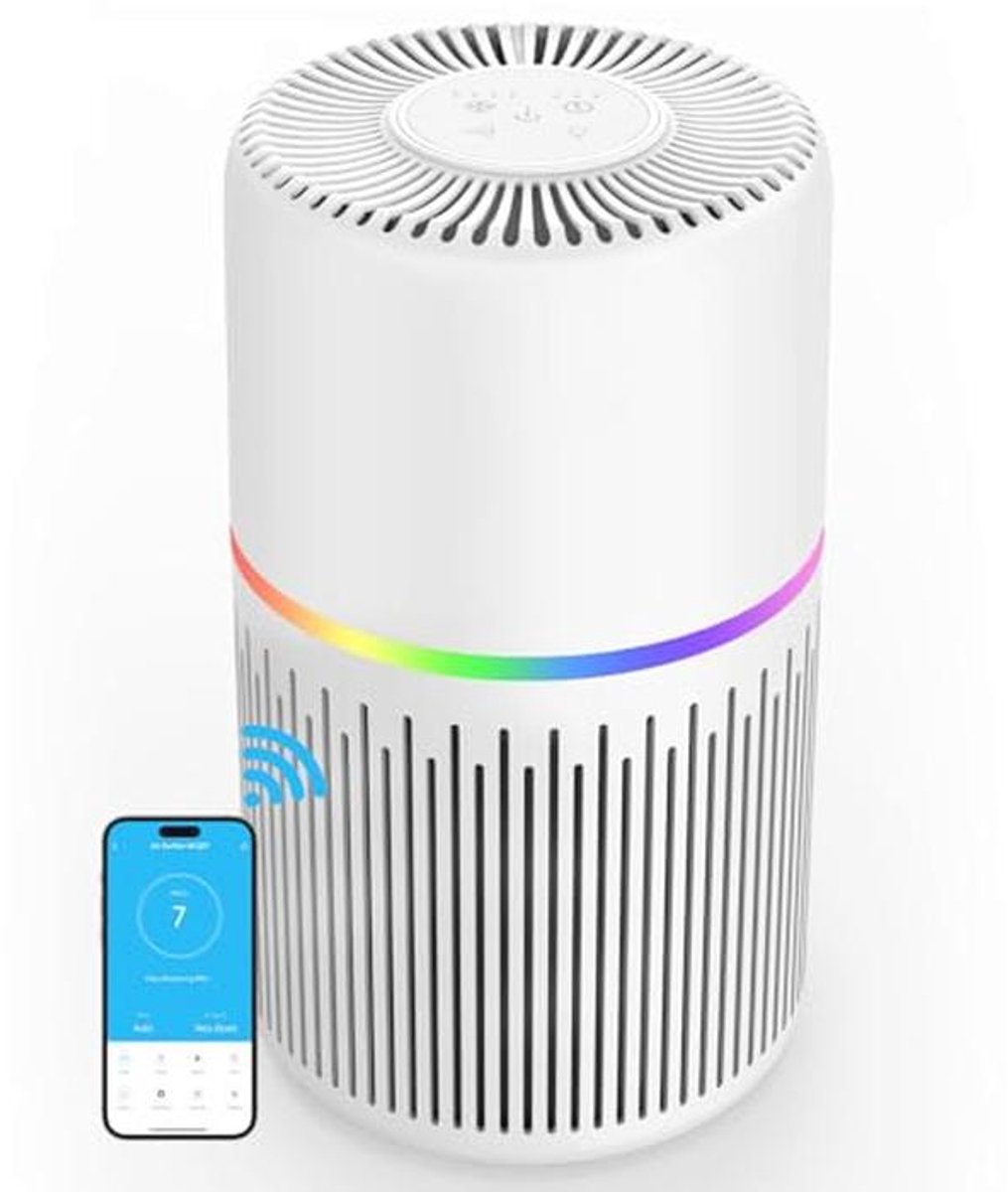 HEPA luchtreiniger met luchtkwaliteitssensor voor thuis tot 130 m² (9101008997802)