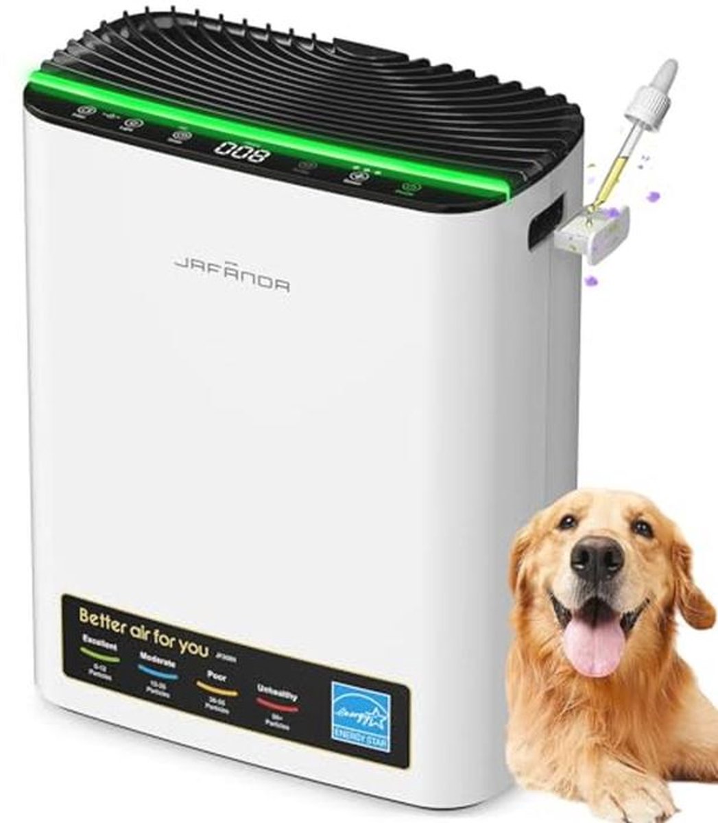 HEPA luchtreiniger tot 1226 m² met PM2.5-sensor en aromatherapie (9101002503702)