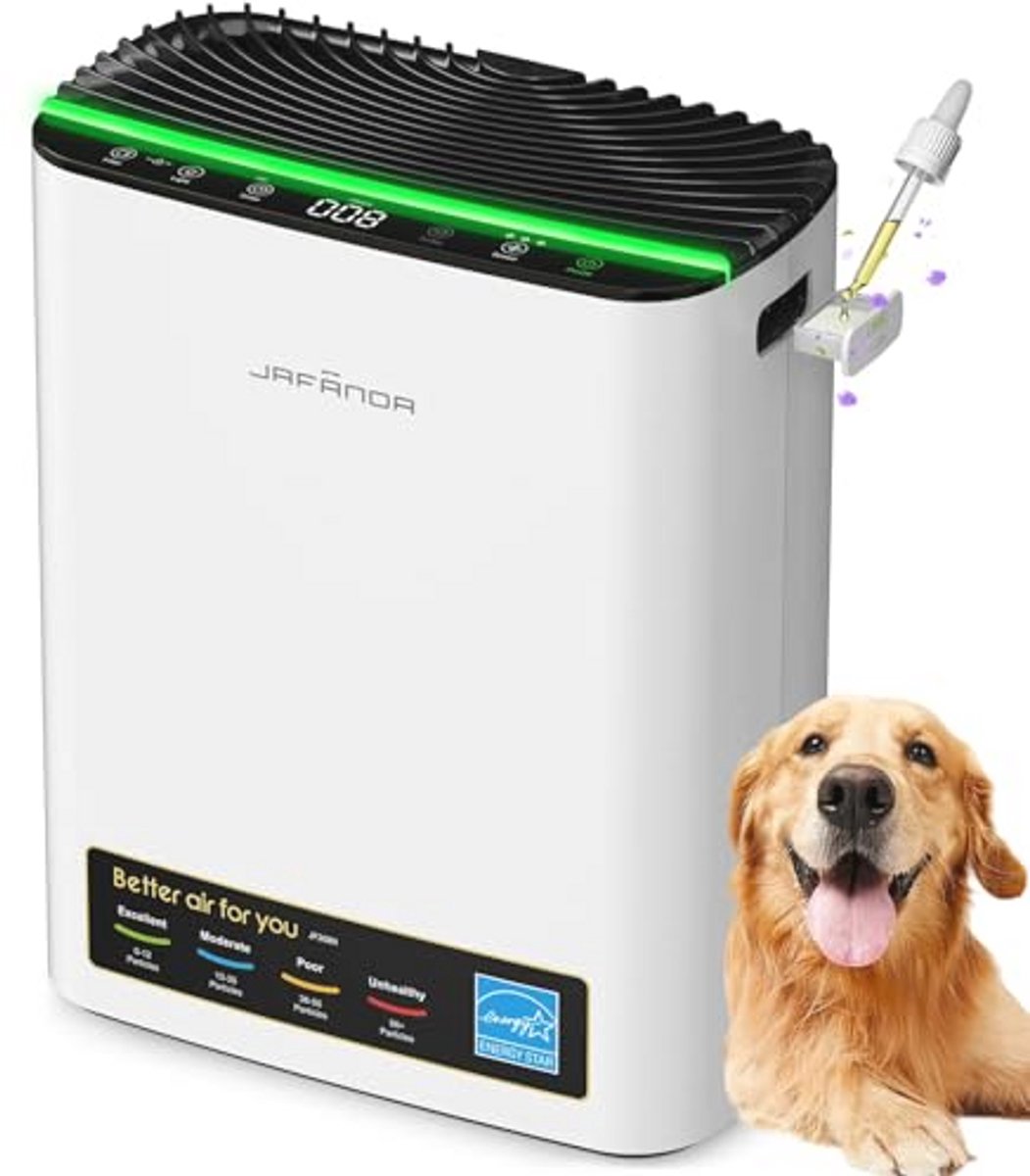 HEPA luchtreiniger tot 1226 m² met PM2.5-sensor en aromatherapie (9101020384598)