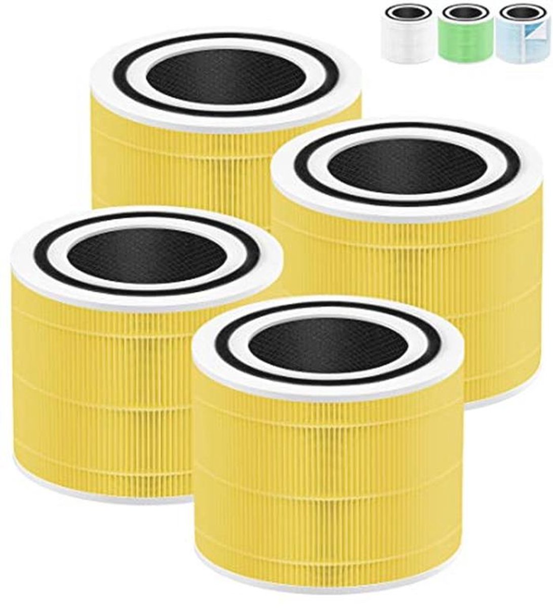 Huisdier Allergiefilter 3-traps voor Luchtreiniger - Vervangingsfilter voor Efficiënte Luchtzuivering (9101008824078)