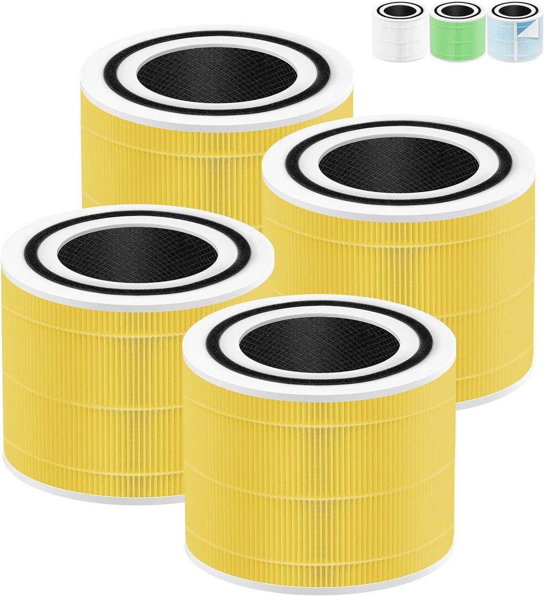 Huisdier Allergiefilter 3-traps voor Luchtreiniger - Vervangingsfilter voor Efficiënte Luchtzuivering (9101043556521)