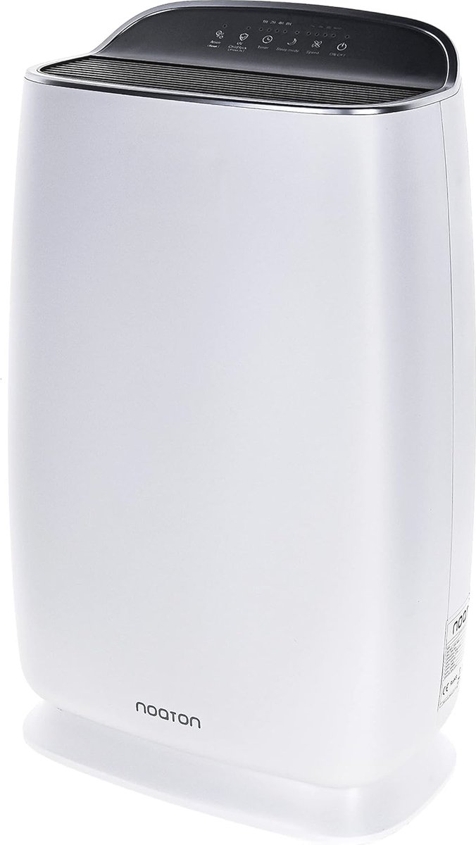 Luchtreiniger met HEPA-filter en UV-technologie voor ruimtes tot 45 m² - CADR 200 m³/h, ionisator en automatische timer (6152639836872)