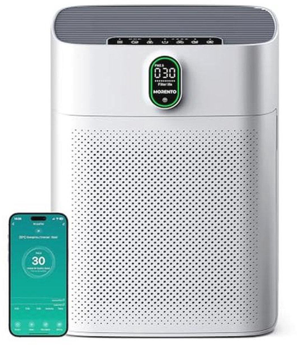 Luchtreiniger voor Allergieën met HEPA-filter - 300 m³/h - Luchtkwaliteitsfeedback en Automodus (9101001542962)