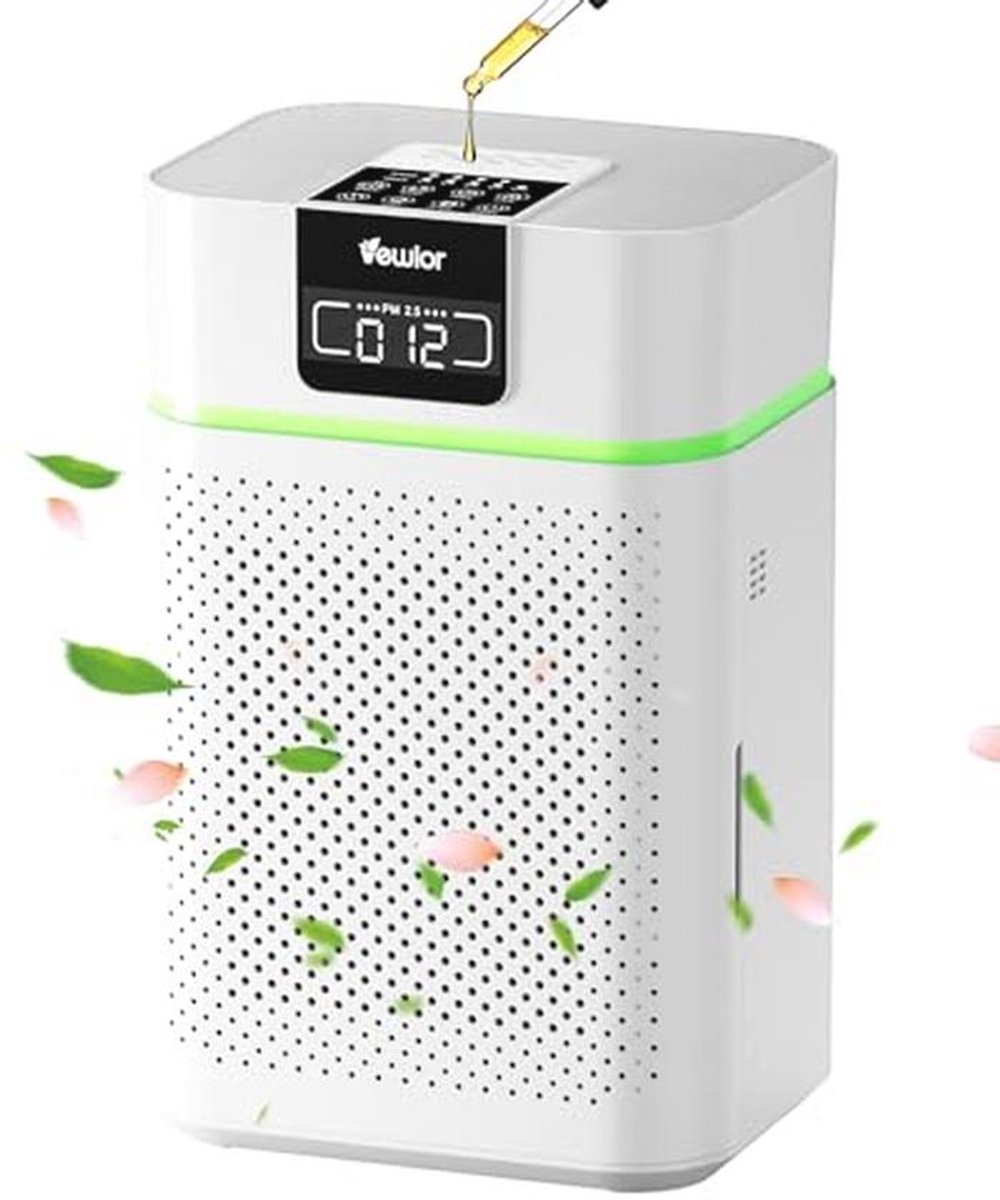 Luchtreiniger voor Grote Kamers tot 145 m² - H13 HEPA Filter met Luchtkwaliteitsmonitoring (9101006060966)