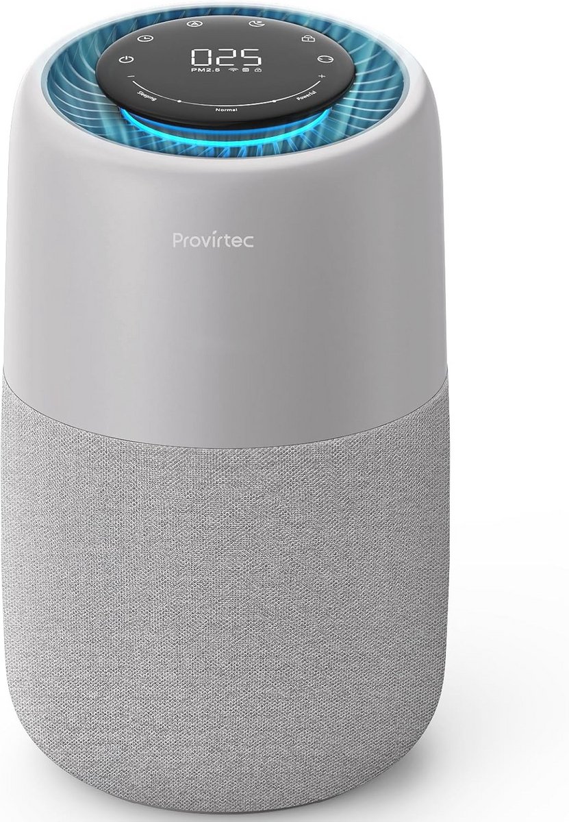 Luchtreiniger voor Thuis met HEPA-filter en PM2.5 Luchtkwaliteitsmonitor (9101040127762)