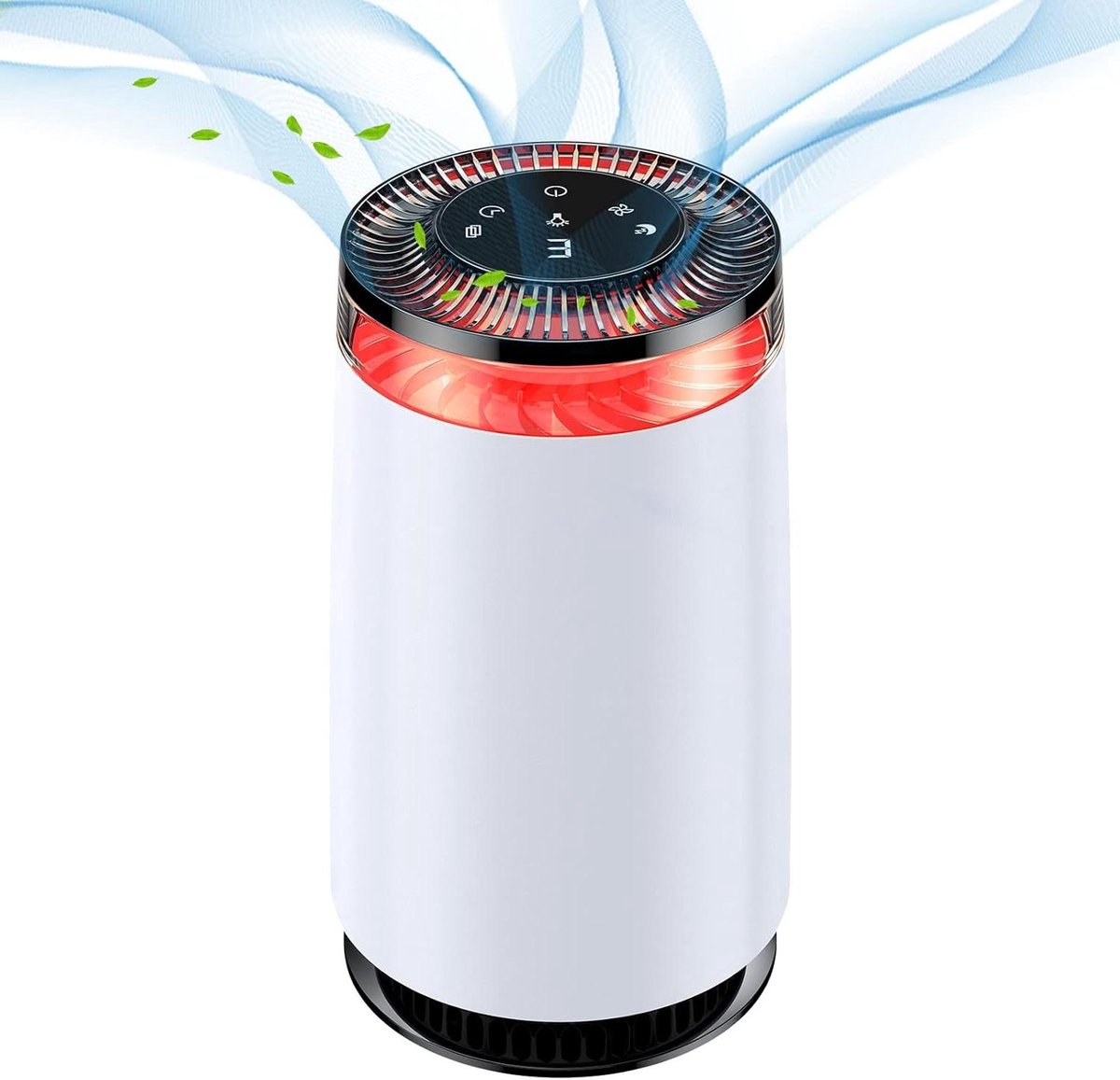 Luchtreiniger voor allergieën - 30 m² - H13 HEPA filter - schimmel stof pollen - 8H-timer - nachtlampje - 24 dB (8785301331436)