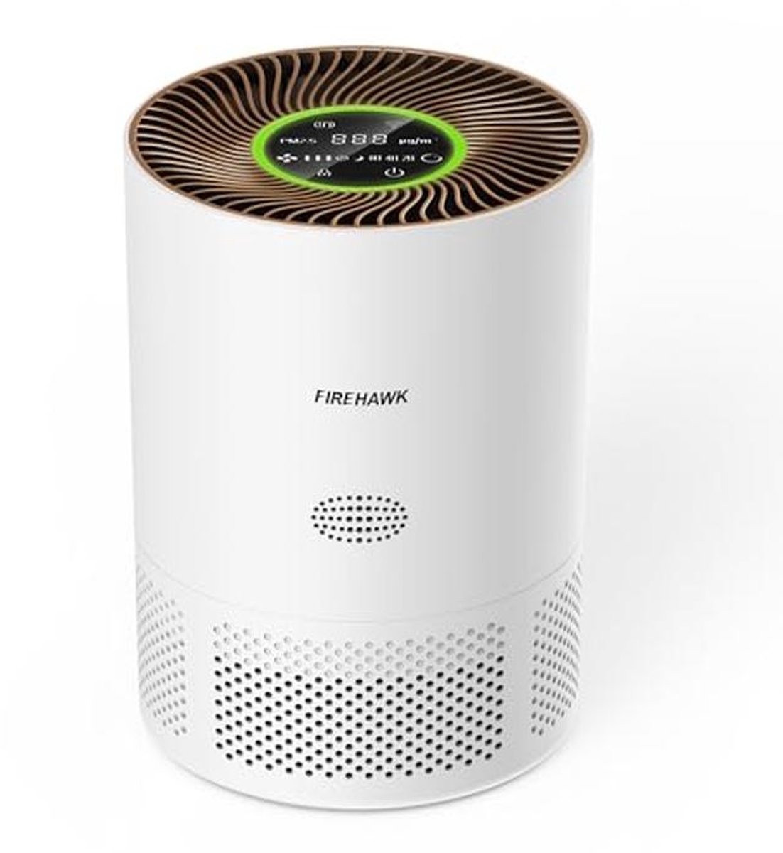 Luchtreiniger voor grote kamers en slaapkamers - 3-traps HEPA-filter tot 1528 vierkante meter (6153812891848)