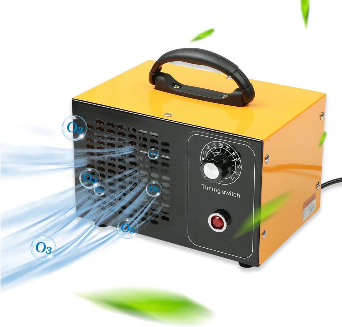 Ozon Generator - Ozon Apparaat - Ozongenerator - Luchtreiniger - Lucht Verschoner - Lucht Sterilisatie - Geel (9508539946215)