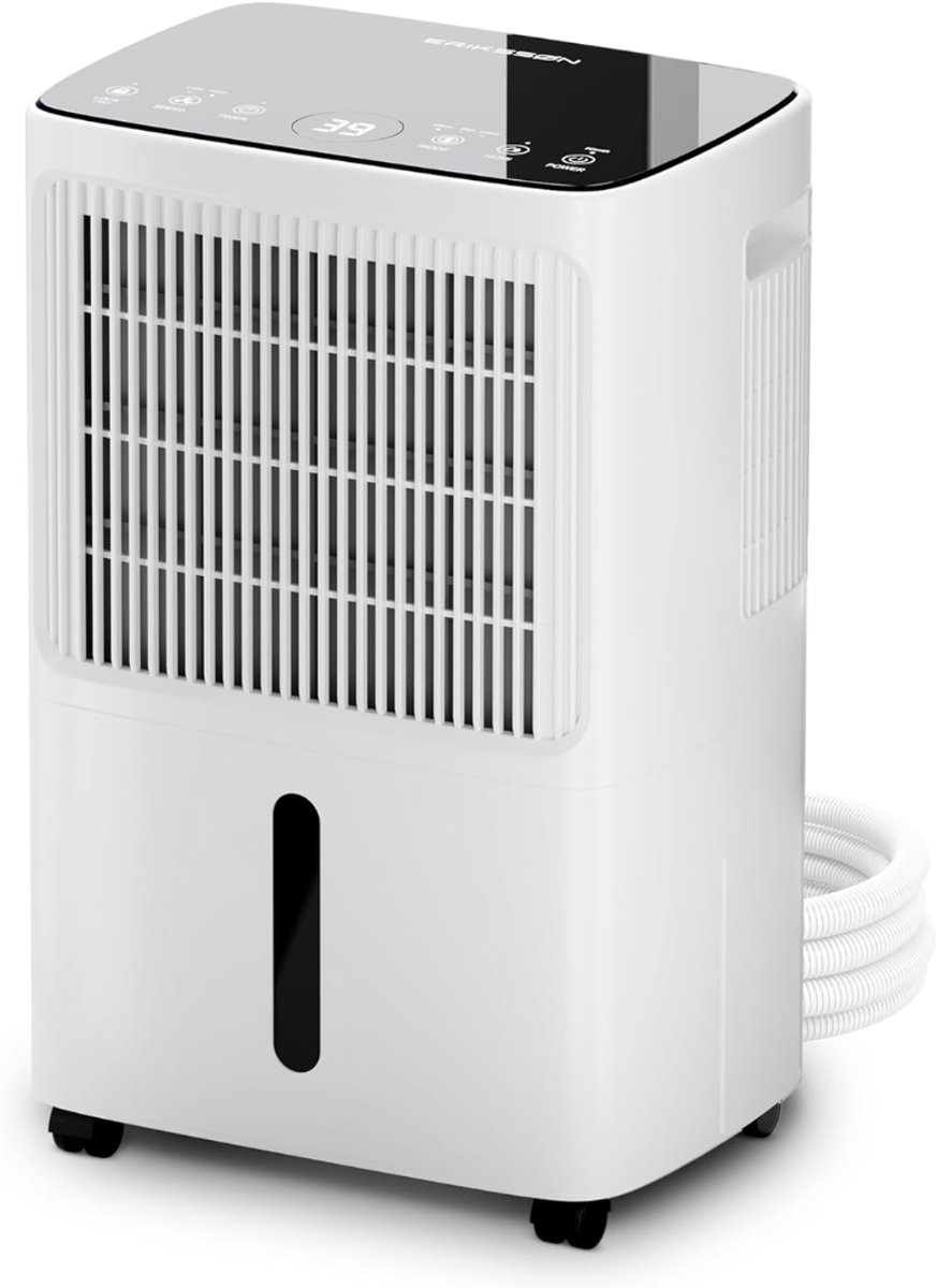 RVV® Luchtontvochtiger en luchtreiniger - Luchtontvochtiger slaapkamer - Luchtontvochtiger - Wit - ‎20cm x 27cm x 44cm (6153306163192)