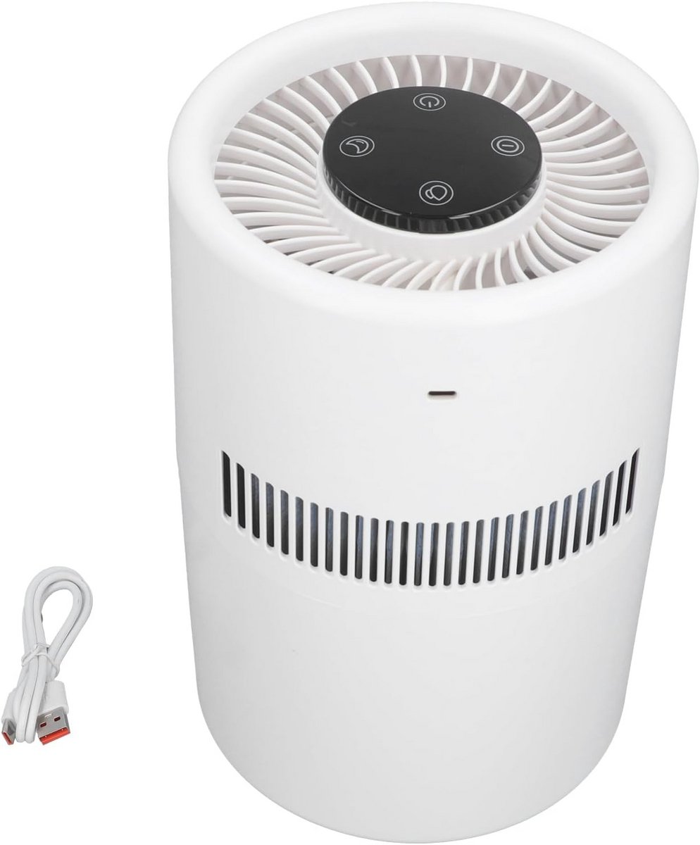 Stille 2-in-1 luchtreiniger en luchtbevochtiger met 4L watertank voor kantoor en slaapkamer (9101049425180)