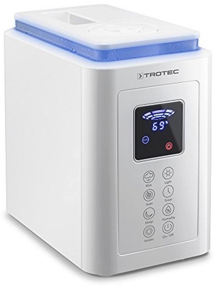 Ultrasone Luchtbevochtiger met Luchtreiniger en LED Verlichting (9101001847265)