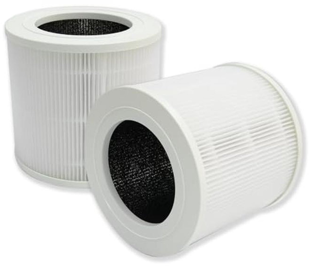 Vervangende H13 HEPA-filters voor luchtreinigers - 2-pack 4-traps filtratie met actieve kool (6153812732783)