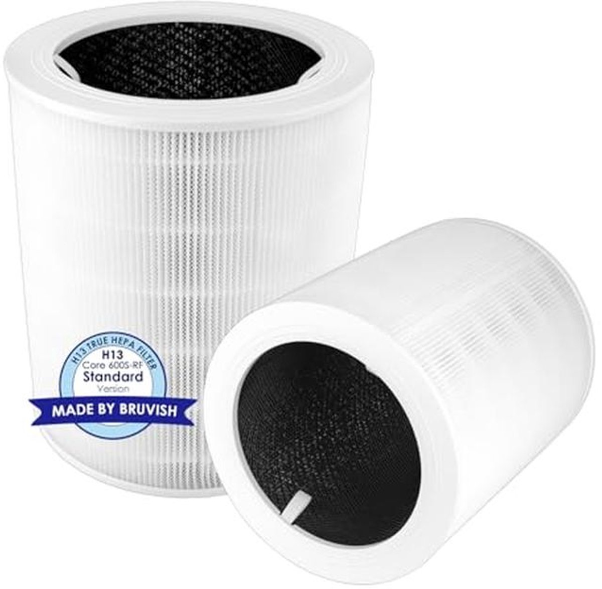 2-pack Vervangingsfilters voor HEPA Luchtreinigers - Core 600S Compatibel, 3-in-1 Actieve Kool Filter (9101068213089)