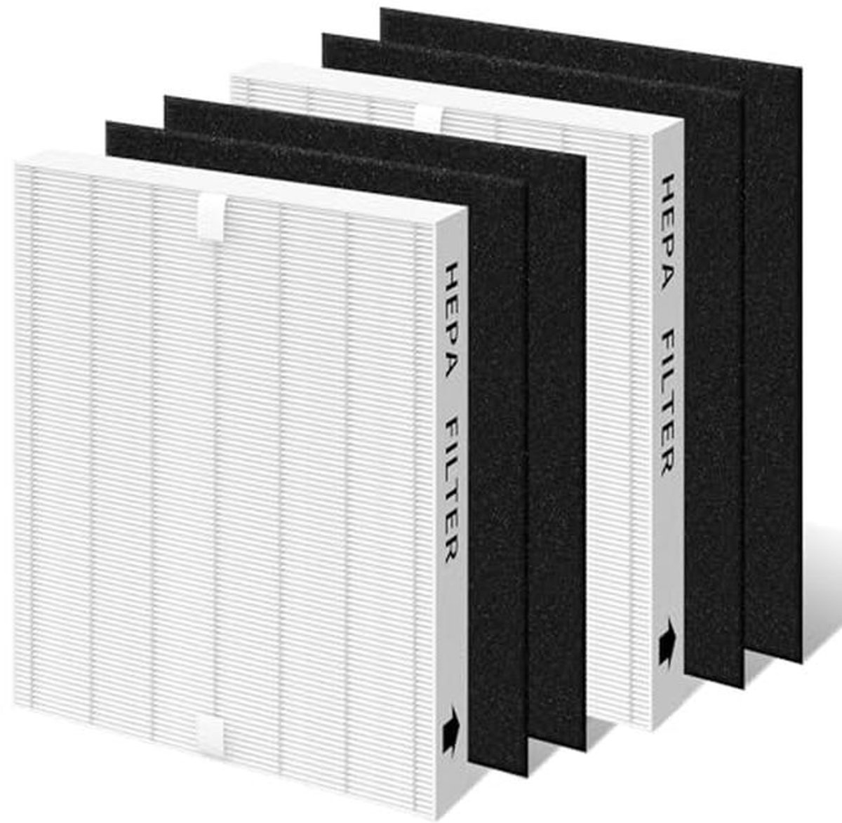2-pack vervangingsfilters voor luchtreinigers - HEPA en koolstoffilters (9101070010195)