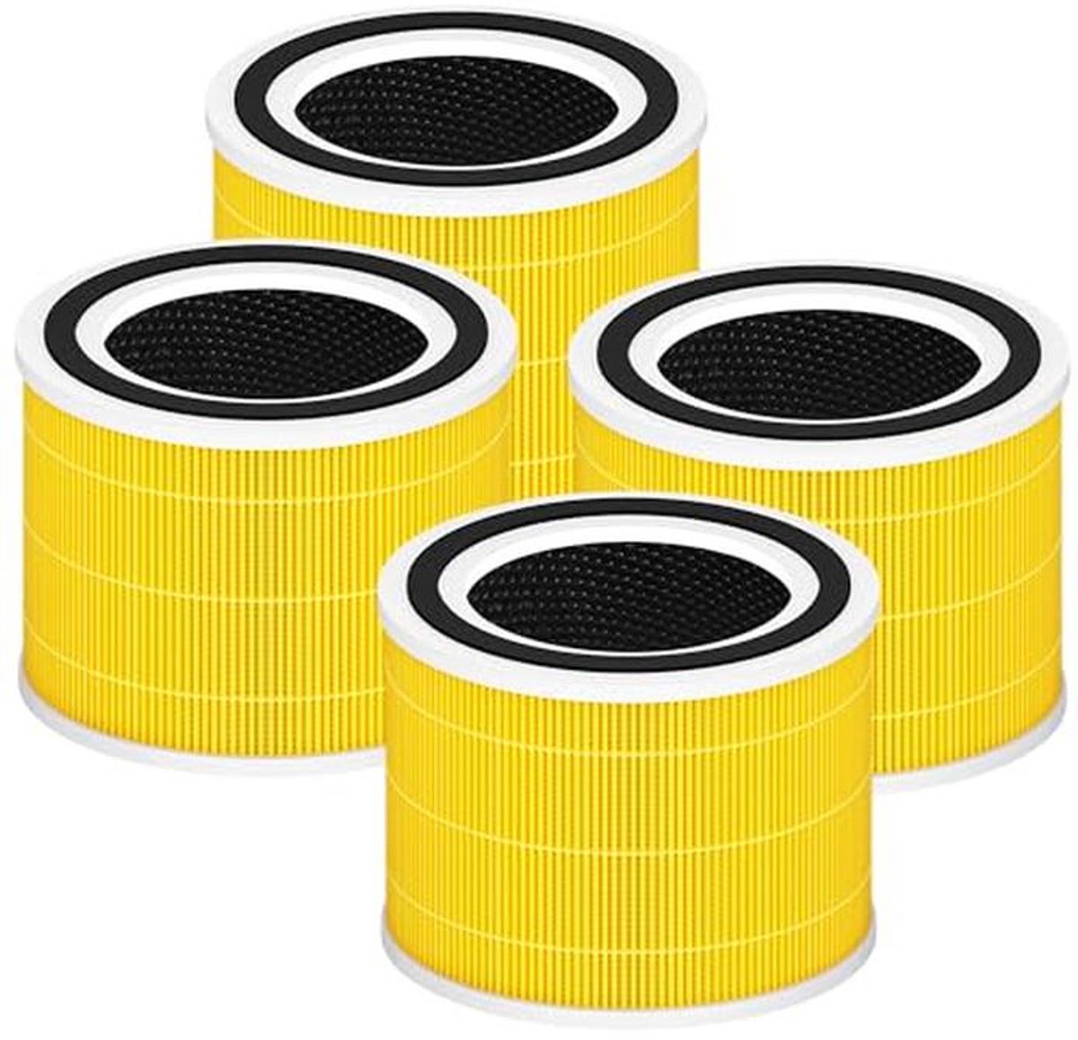 4-Pack 3-in-1 H13 True HEPA Vervangingsfilters voor Luchtreinigers (9101070100964)