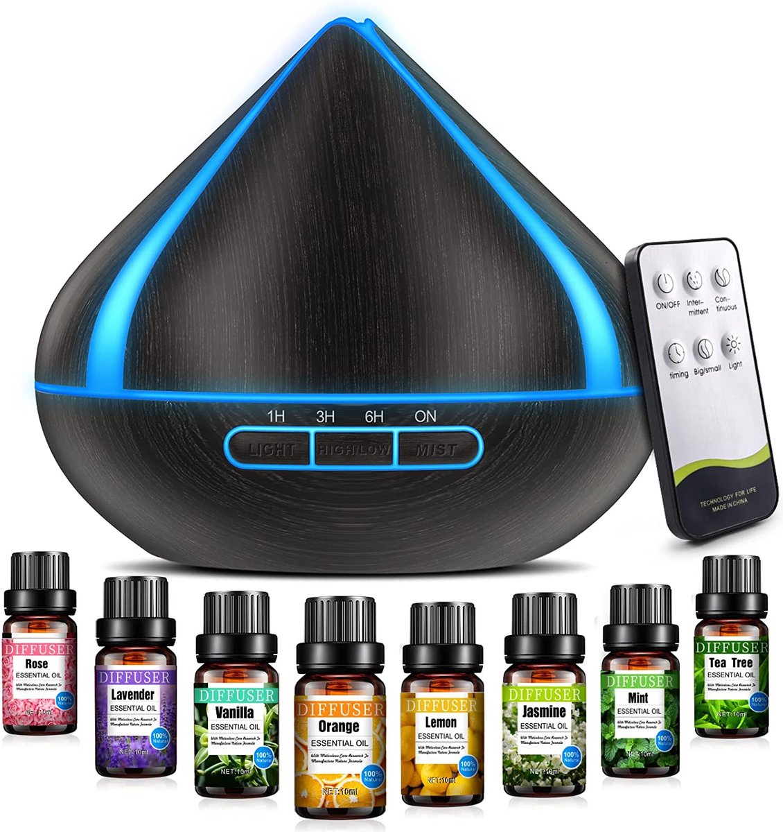Aroma Diffuser - luchtreiniger voor grote ruimtes |Luxe wellness cadeau | Relax accessoires - Geurverspreider (8720837156030)