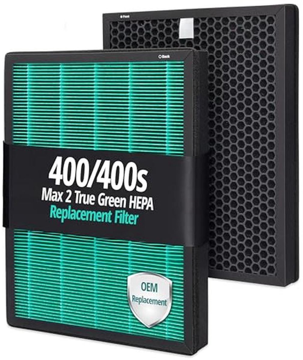 Filtervervanging voor Luchtreinigers - HEPA en Actieve Koolfilterset voor Max2 (9101067999854)