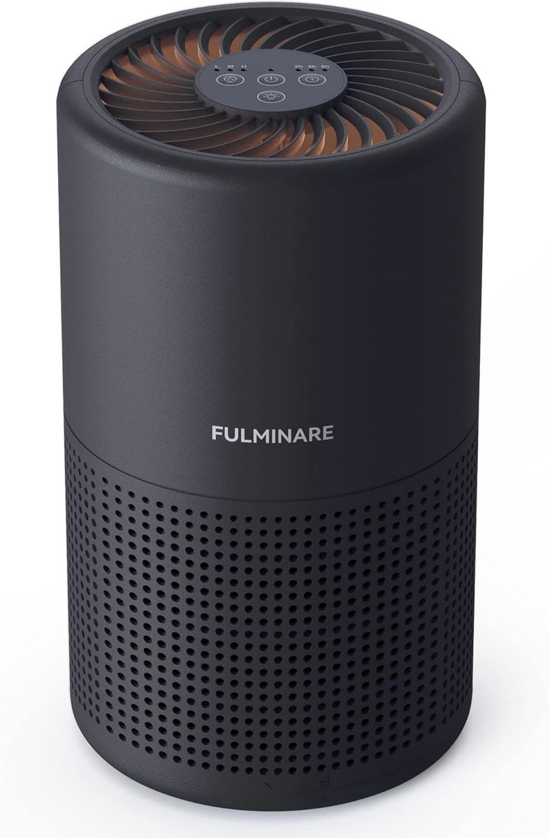 H13 HEPA Luchtreiniger voor Slaapkamer en Thuisgebruik met Stil Nachtlampje (9101075448146)