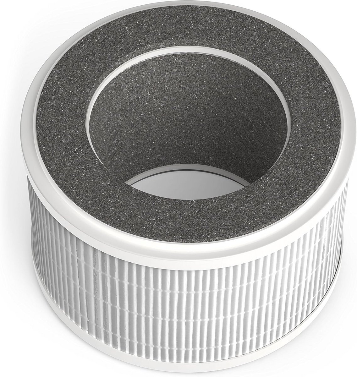 HEPA luchtreiniger filtervervanger - compatibel voor ionische luchtreinigers - met actieve koolfilters - klein luchtreinigingssysteem voor thuis, bureau, kamer of desktop (9101016832867)