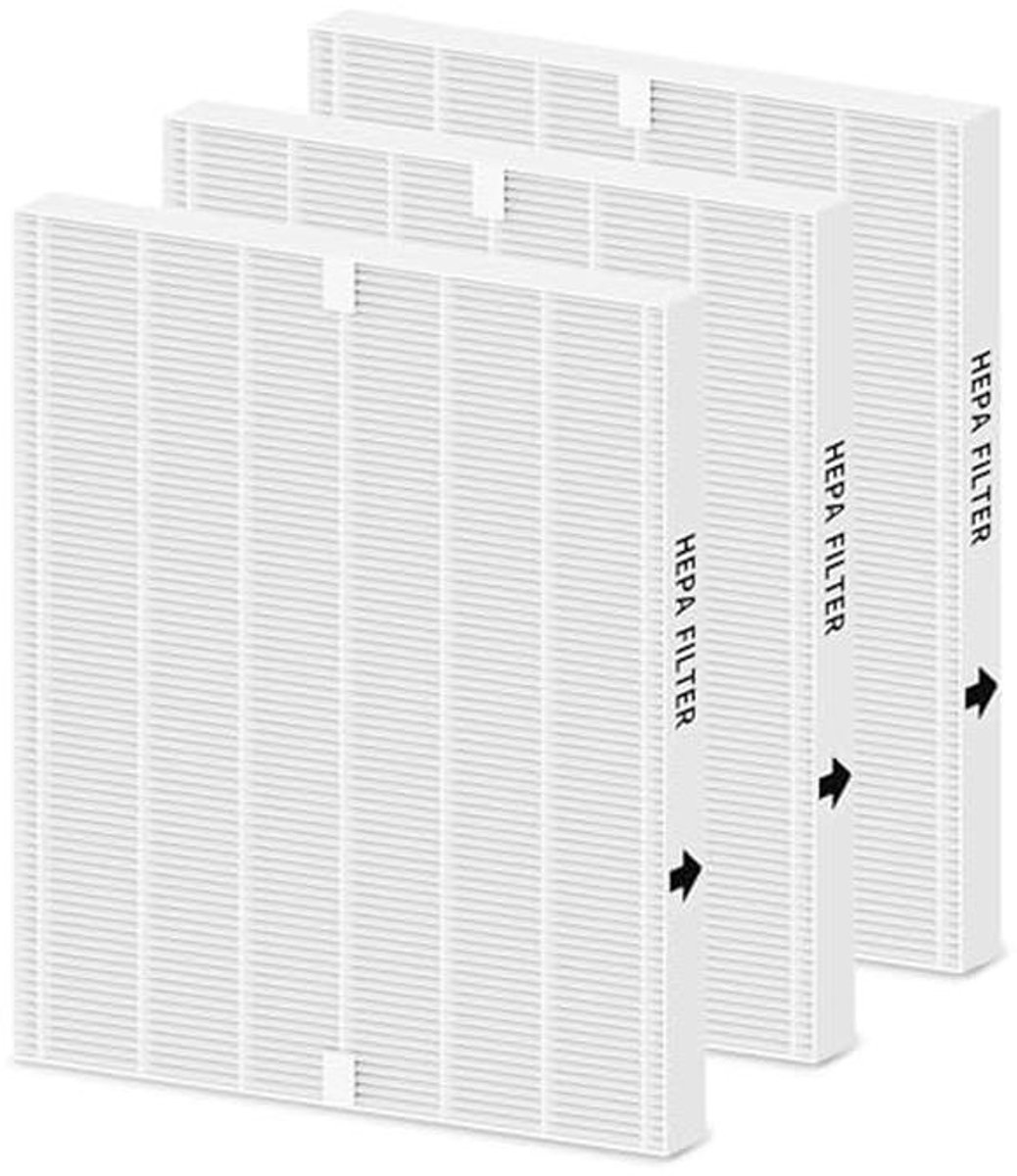 HEPA vervangingsfilter voor luchtreinigers 2Pack - Compatibel met AP-1512HH, AP-1512HH-FP, AP-1518R, AP-1519P (9101070006808)