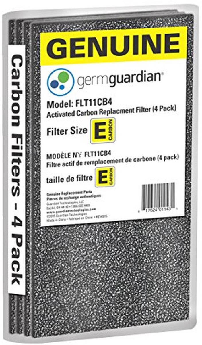 Koolstoffilter vervangingen voor luchtreinigers, 4-pack FLT11CB4 (9101067423304)