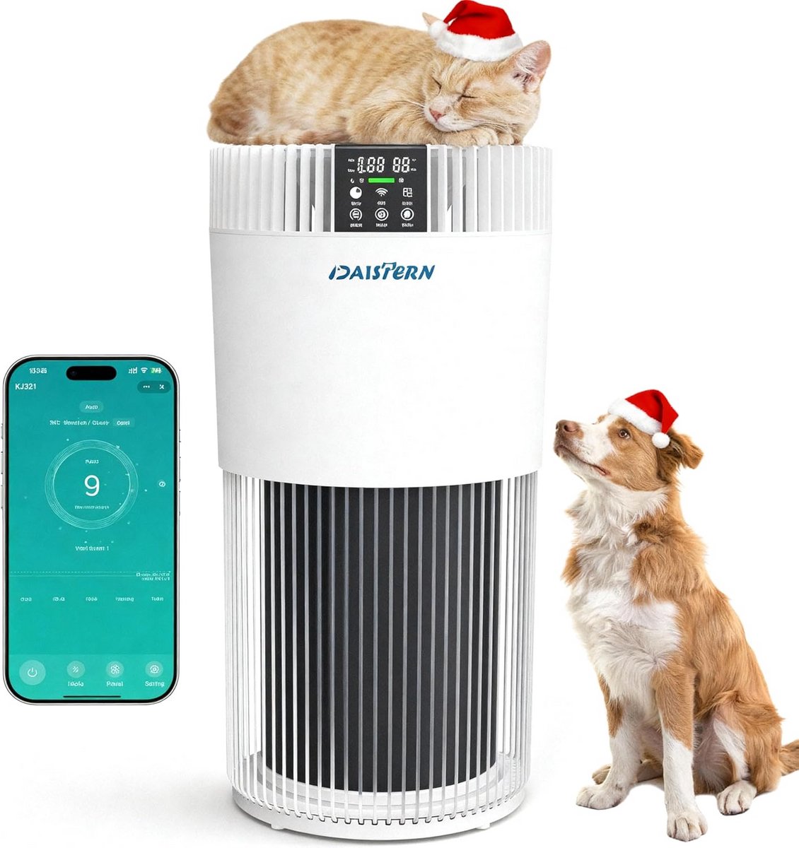 Krachtige Luchtreiniger met HEPA H13 Filter voor Huisdiereigenaren tot 78 m² (9101060359235)