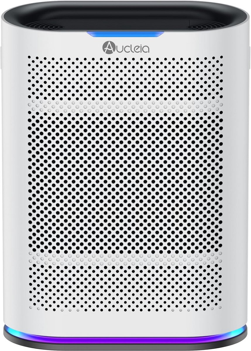 Krachtige luchtreiniger voor grote ruimtes met luchtkwaliteitsmonitor en geurverspreider (9101060348345)