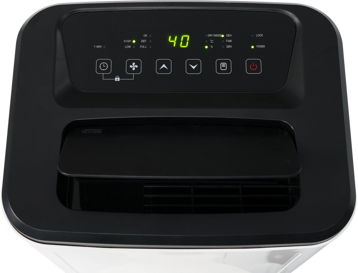 Luchtonvochtiger 53x33,5x26cm 25L Per Dag Voor 26 m² Met 3 in 1 Functie Luchtreiniger Wäschetrockner 6L Watertank 24 Uur Timer Schimmel Vochtwerend LED Display Voor Slaapkamer Badkamer Kelder (4255890942473)