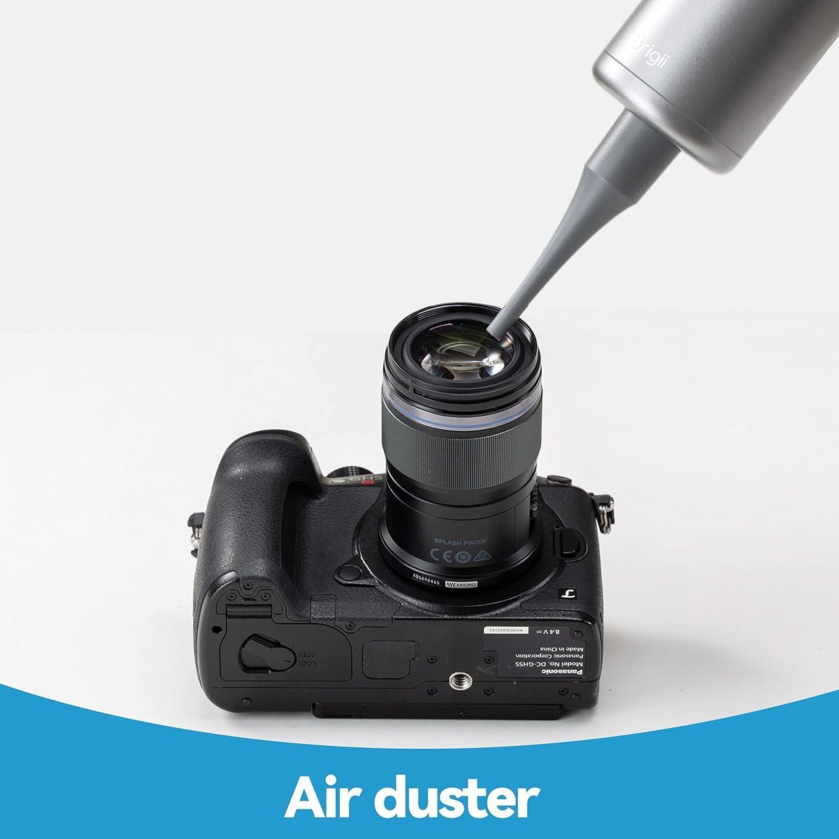 Mini-stofzuiger & luchtreiniger - handstofzuiger 3-in-1 - draadloos - kierenmondstukken - licht - USB-oplaadbaar (8785303164940)