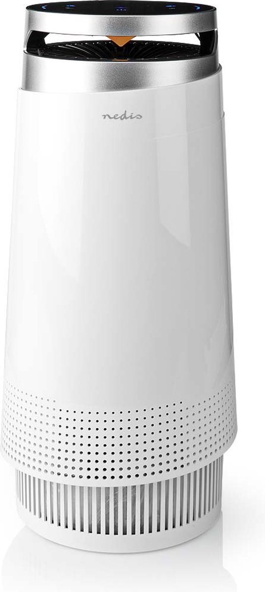 Nedis Luchtreiniger - Geschikt voor ruimtes tot: 20 m² - Clean Air Delivery Rate (CADR): 130 m³/h - Luchtkwaliteitsindicator - Wit (5412810319565)