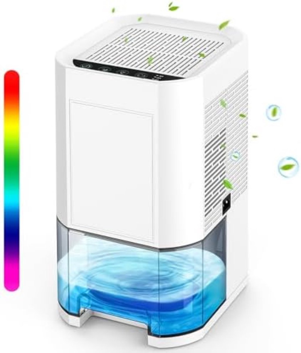 Ontvochtiger Kelder - Ontvochtiger en Luchtreiniger - Ontvochtiger Huis - Wit (6150508730726)