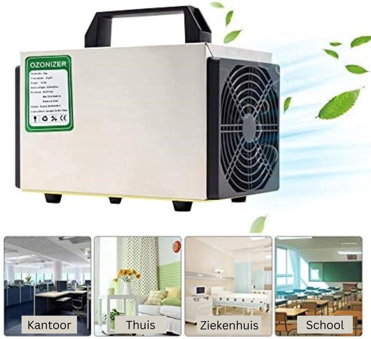 Ozon Generator - Ozon Luchtreiniger - Ozongenerator luchtreiniger - Ozon Apparaat - 18,000 mg/h (6097419988979)