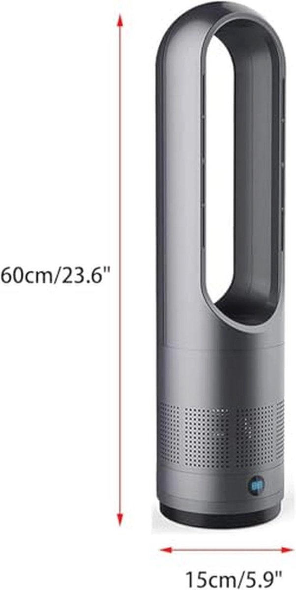 Torenventilator met afstandsbediening en luchtreiniger - 10 snelheden en 8-uurs timer (9101005945318)