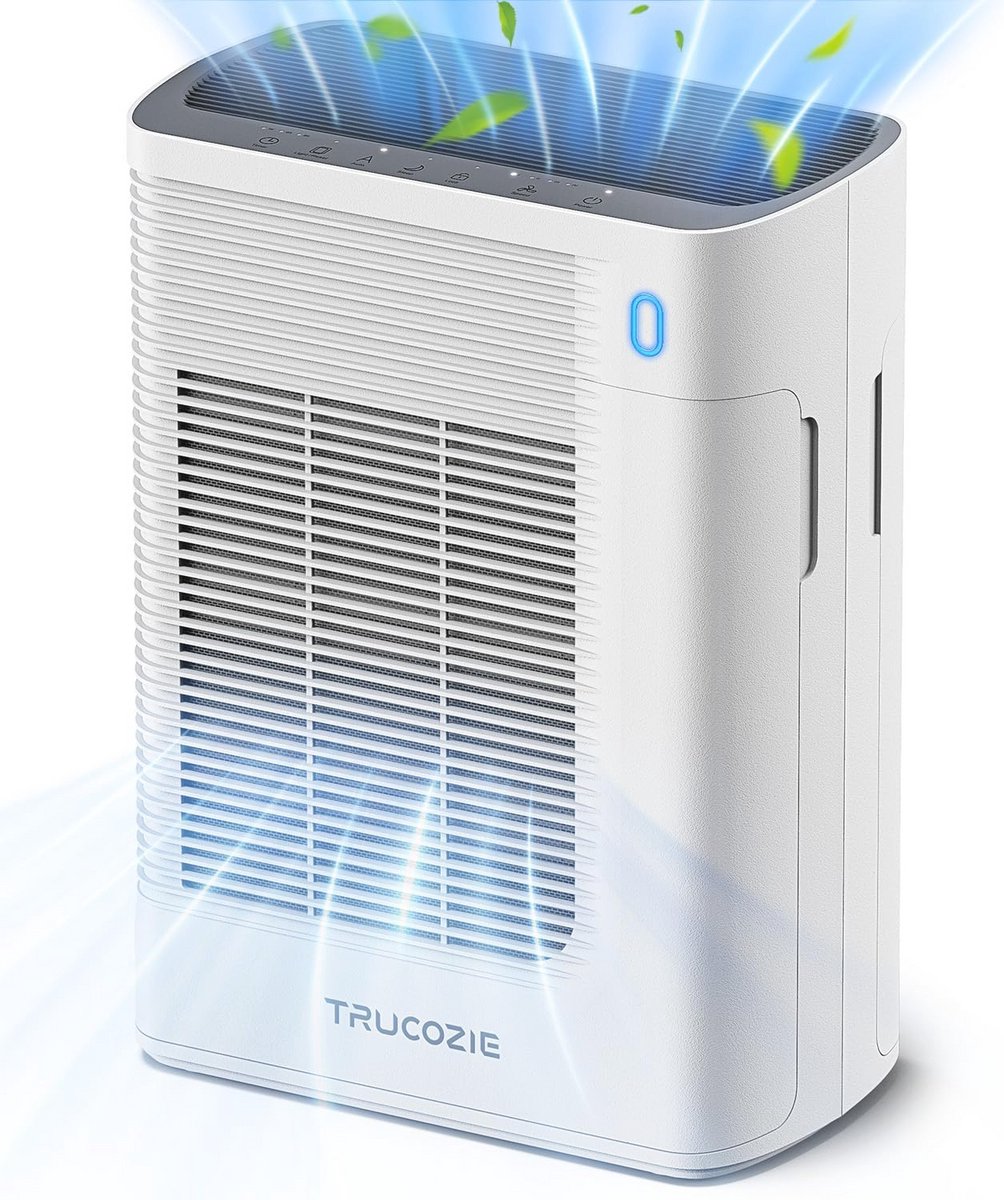 Trucozie T356 Luchtreiniger voor thuis, grote kamer, wit (9101017861187)