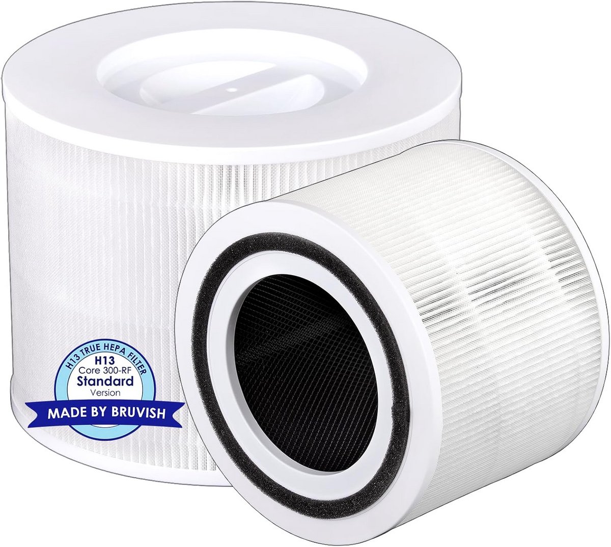2 Stuks H13 True HEPA & Koolstoffilter Vervanging voor Luchtreiniger (Vergelijkbaar met Core 300/300S) (9101094732073)