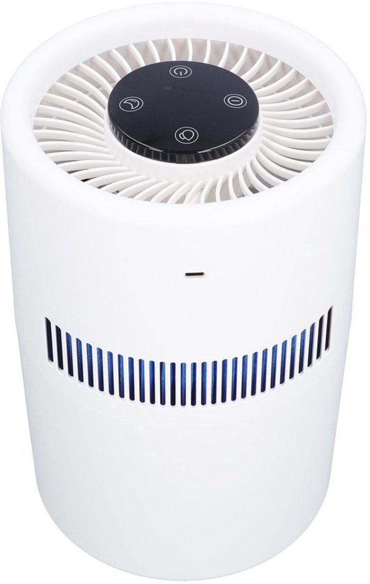 2 in 1 Luchtreiniger en Luchtbevochtiger - 5W, 4L Watertank - USB Desktop Bevochtiger voor Kantoor en Slaapkamer (6153239151136)
