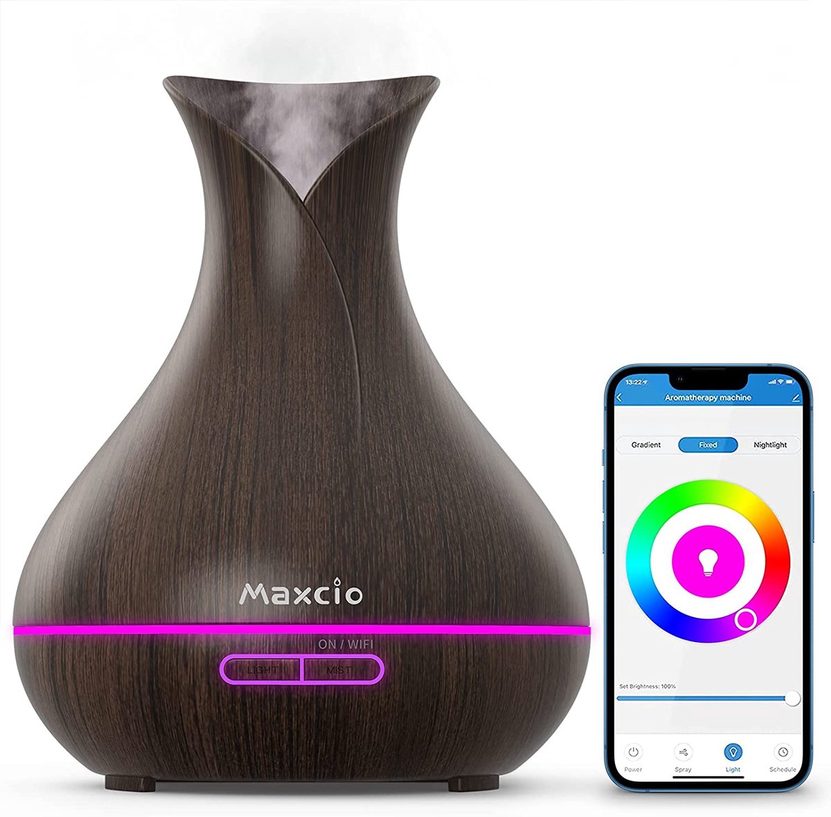 Aroma Diffuser - luchtreiniger voor grote ruimtes |Luxe wellness cadeau | Relax accessoires - Geurverspreider (8720837156450)
